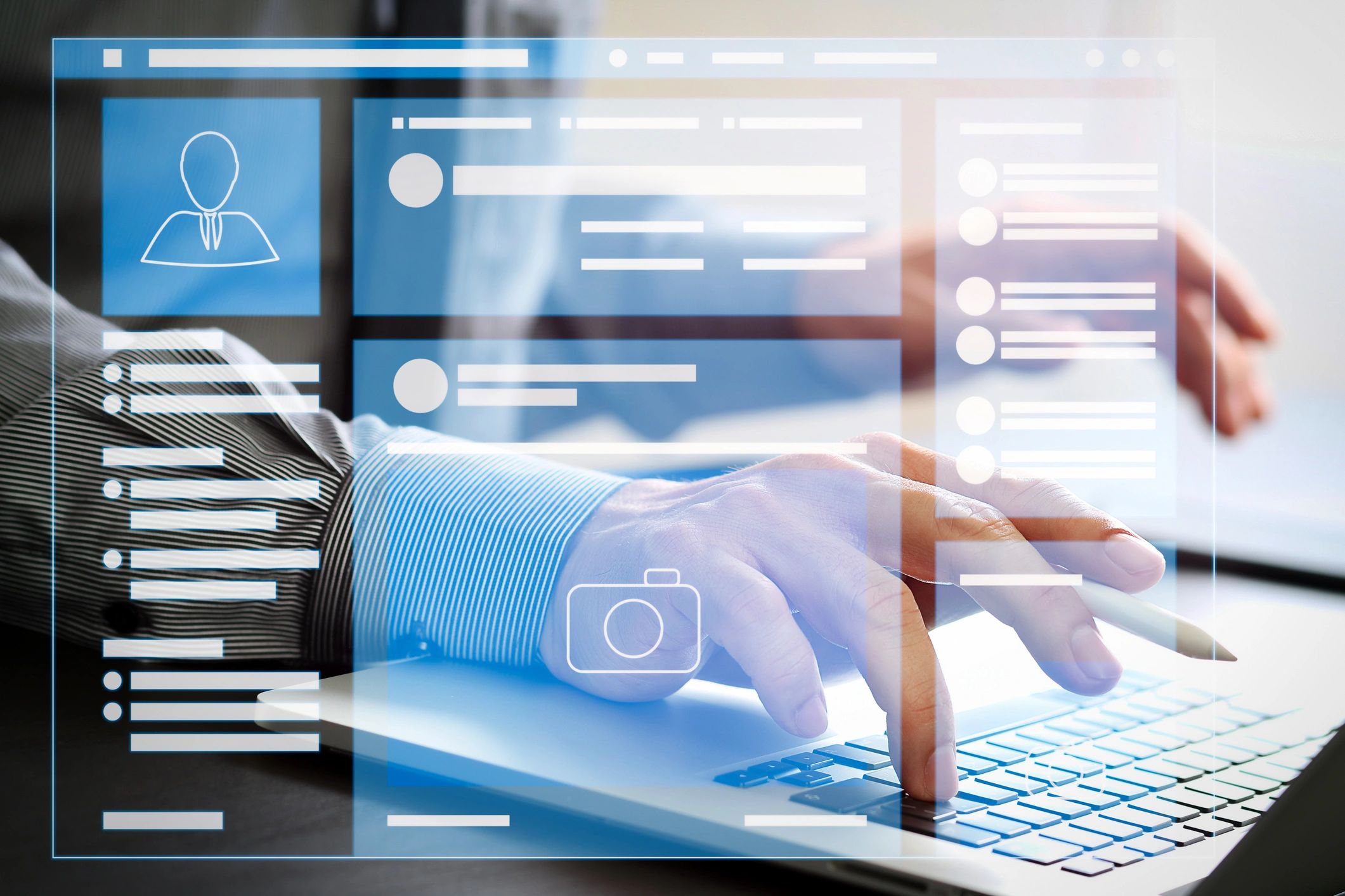 Creative agency portfolio featuring a dynamic and responsive website design.